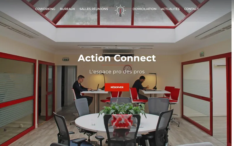 Action Connect : Photo de l'espace de coworking situé 6 Rue Du Père Eternel à Auray (56400)