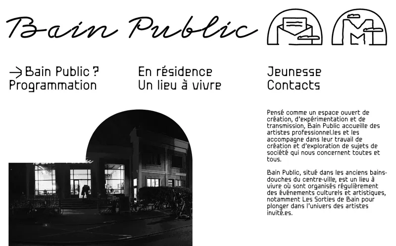 Bain Public : Photo de l'espace de coworking situé 24 Rue Des Halles à Saint Nazaire (44600)
