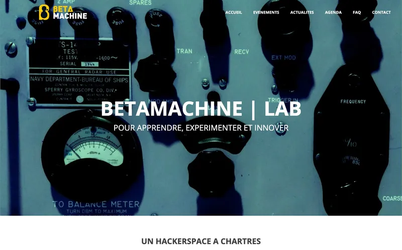 Betamachine : Photo du hackerspace situé 15 Rue Victor Gilbert à Chartres (28000)