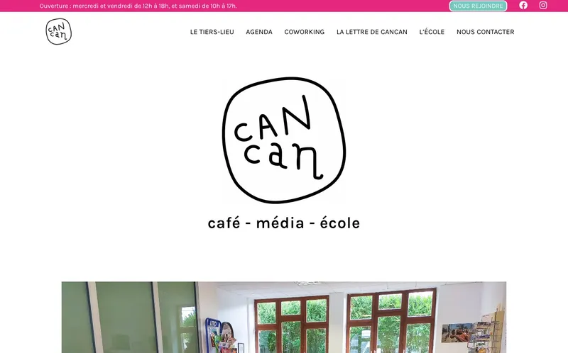 Cancan Café : Photo du café coworking situé 3 Rue Dominique Lemonnier à Percy (50410)