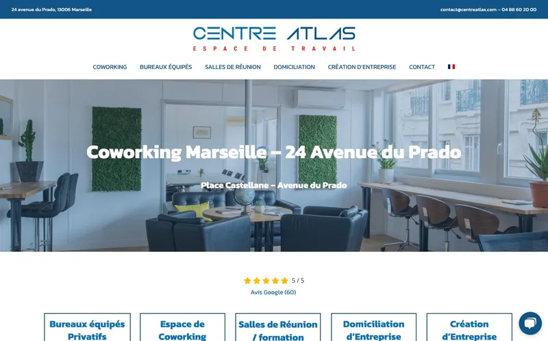 Centre Atlas : Photo du centre d'affaires situé 24 Avenue Du Prado à Marseille (13006)