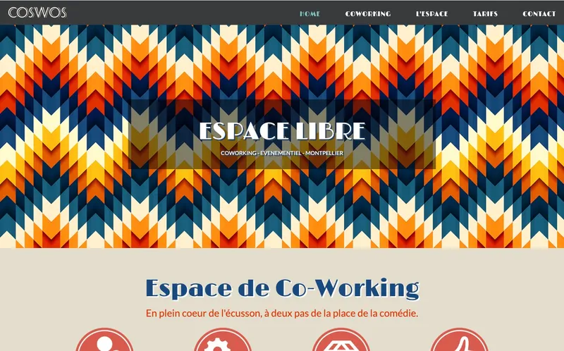 Coworking Coswos : Photo de l'espace de coworking situé 151 Rue Des Nebuleuses à Montpellier (34000)