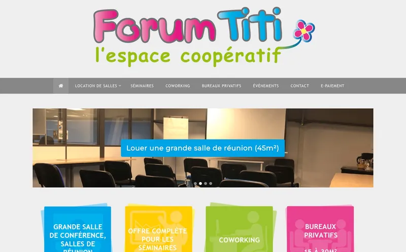 Coworking Forum Titi : Photo de l'espace de coworking situé 7 Rue Louis Blériot à Orvault (44700)