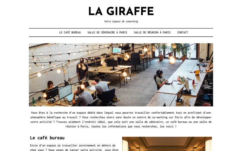 Coworking La Giraffe : Photo de l'espace de coworking situé 31 Rue Haute Vienne à Limoges (87000)