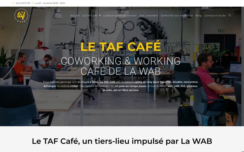Coworking La Wab : Photo de l'espace de coworking situé 9 Rue De La Résistance à Bergerac (24100)