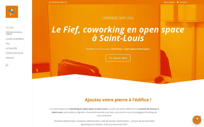 Coworking Le Fief : Photo de l'espace de coworking situé Rue De Huningue à Saint Louis (68300)