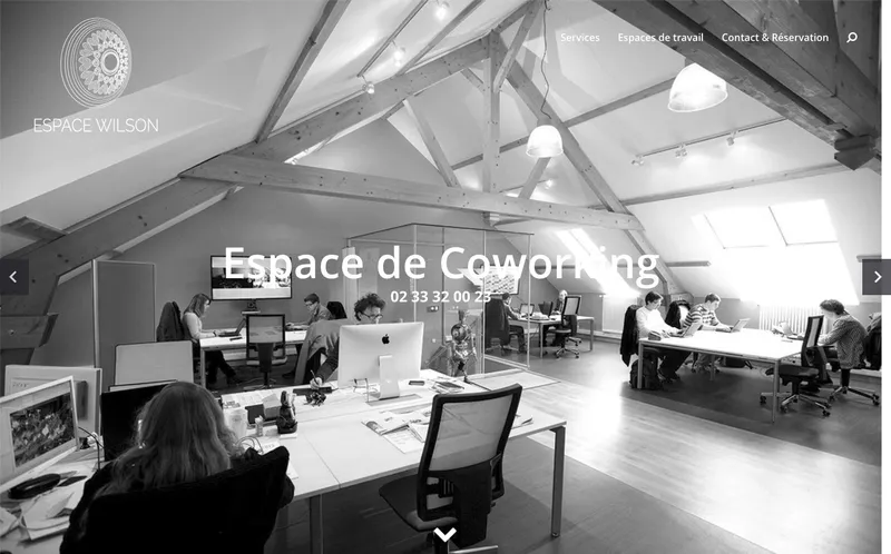 Coworking L'Espace Wilson : Photo de l'espace de coworking situé 44 Avenue Wilson à Alencon (61002)