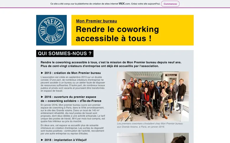 Coworking Mon Premier Bureau : Photo de l'espace de coworking situé 72 Avenue Denfert Rochereau à Paris (75014)