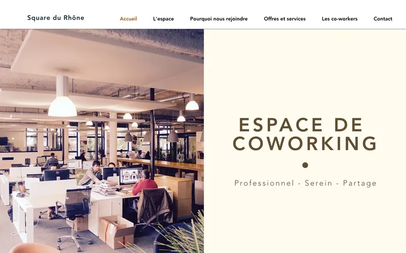Coworking Square Du Rhone : Photo de l'espace de coworking situé 12 Avenue Du Rhone à Annecy (74100)