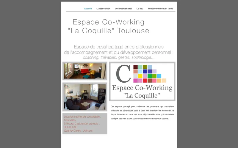 Espace Coworking La Coquille : Photo de l'espace de coworking situé 20 Rue De La Coquille à Toulouse (31500)