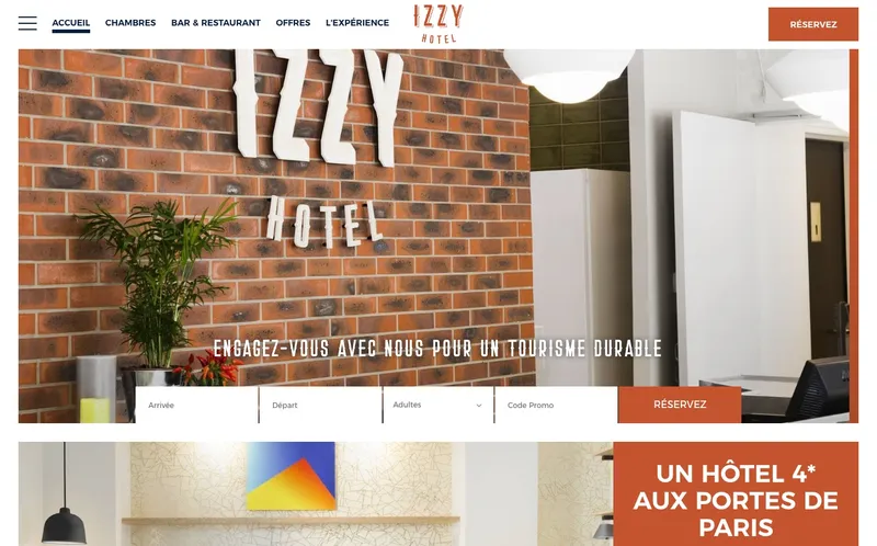 Hôtel Izzy : Photo de l'hôtel coworking situé 3 Rue Georges Marie à Issy Les Moulineaux (92130)