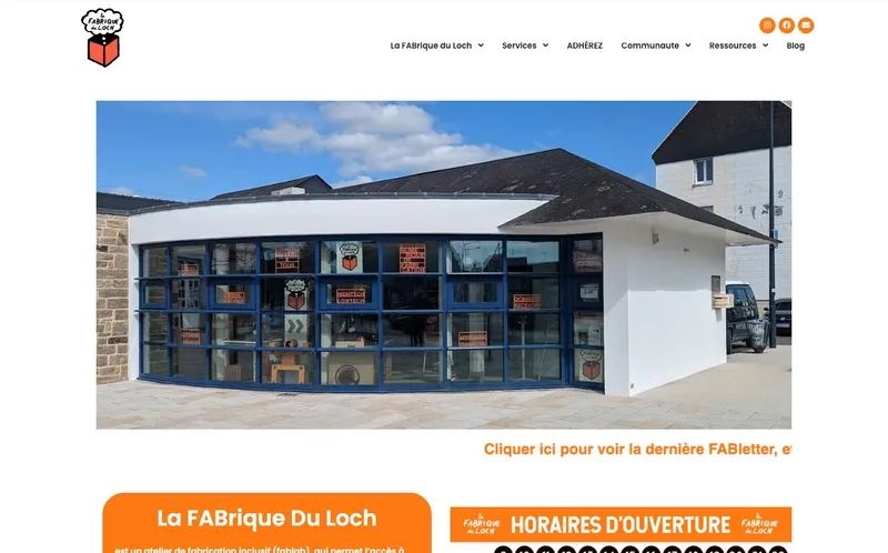 La Fabrique Du Loch : Photo du fablab situé 8 Rue Georges Clémenceau à Auray (56400)