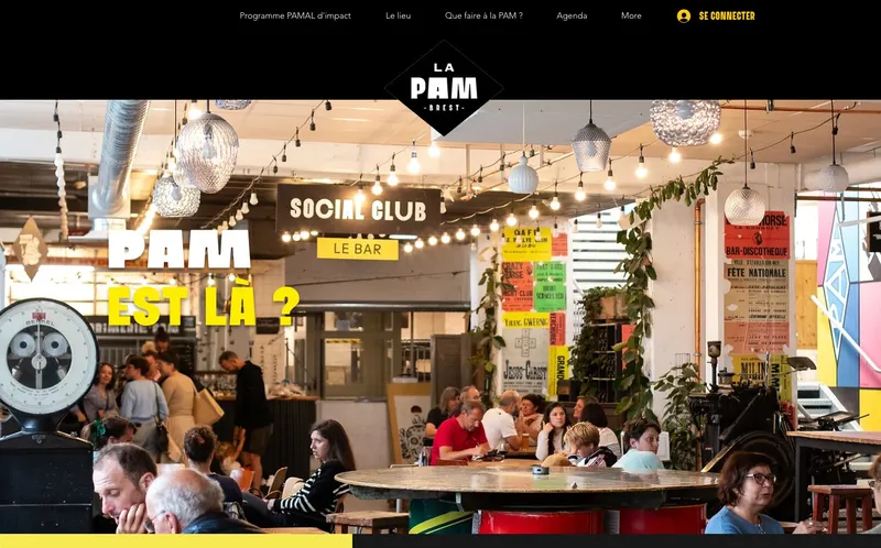 La Pam : Photo de l'espace de coworking situé 56 Rue D'Aiguillon à Brest (29200)