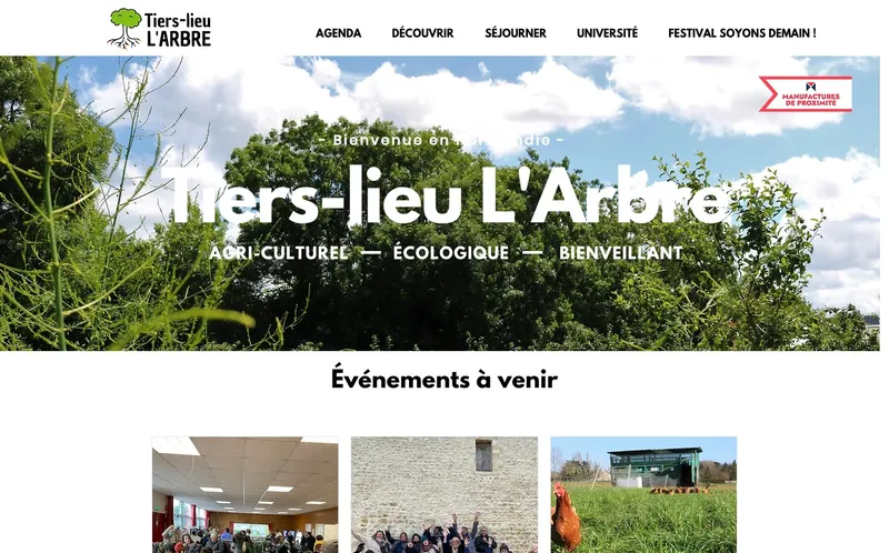 L'Arbre Tiers Lieu Agri-Culturel : Photo de l'espace de coworking situé 4 Route De Villers à Commes (14520)