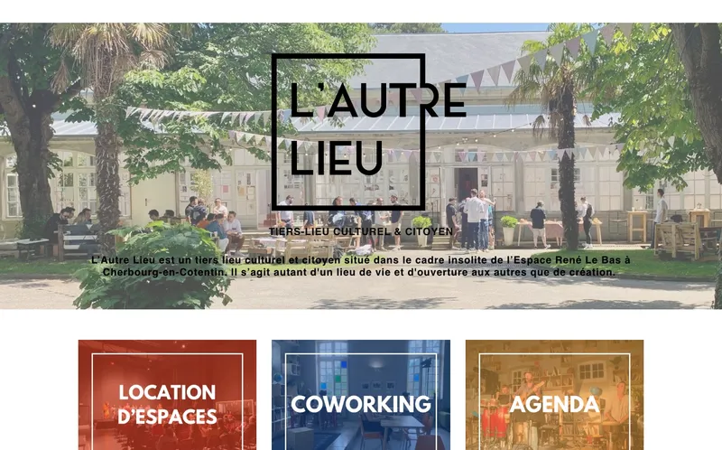 L'Autre Lieu : Photo de l'espace de coworking situé 61 Rue De L'Abbaye à Cherbourg Octeville (50100)
