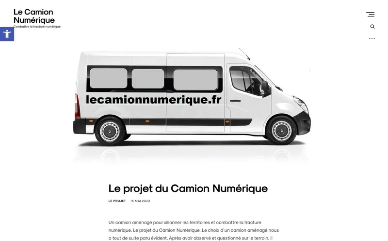 Le Camion Numerique : Photo du fablab situé Pérouse à Ruffigne (44660)