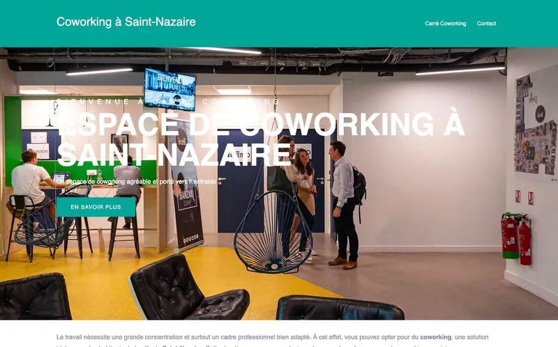 Le Carre Coworking : Photo de l'espace de coworking situé 38 Avenue De La République à Saint Nazaire (44600)