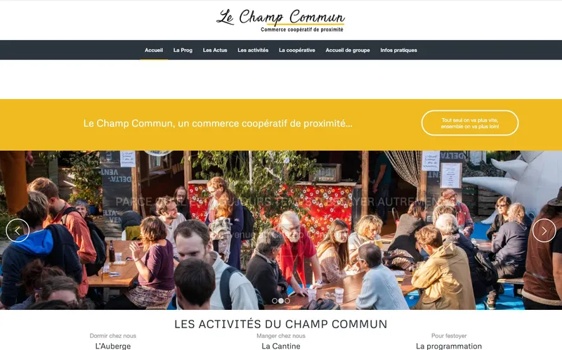 Le Champ Commun : Photo du tiers lieu situé 1 Rue Du Clos Bily à Augan (56800)