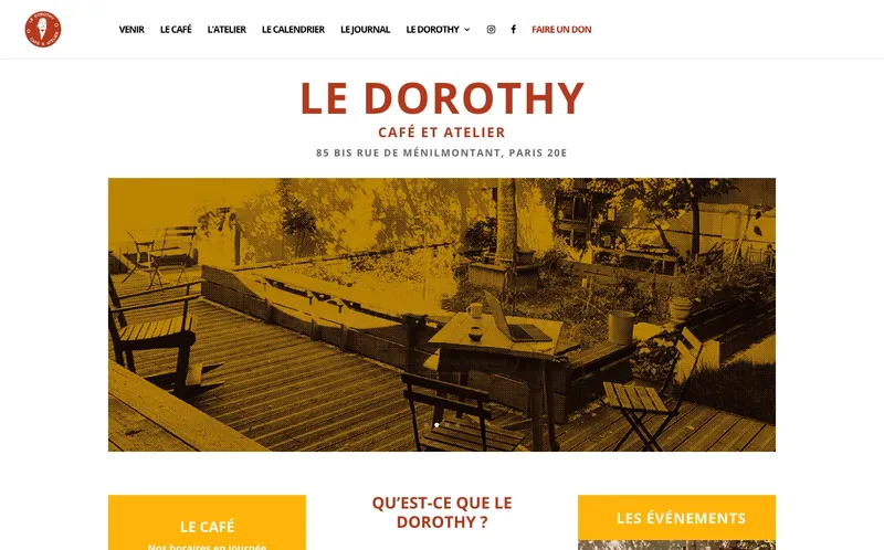 Le Dorothy : Photo du tiers lieu situé 85B Rue De Ménilmontant à Paris (75020)