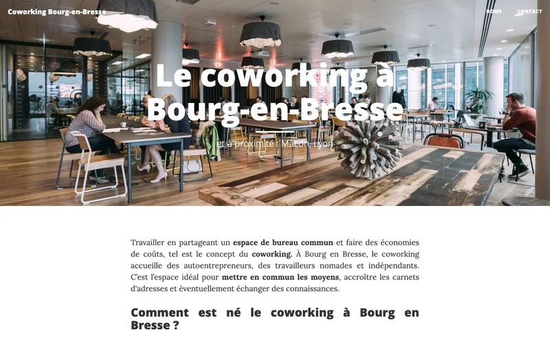 Le Qg Coworkain : Photo de l'espace de coworking situé 14 Rue Du Général Logerot à Bourg En Bresse (01013)
