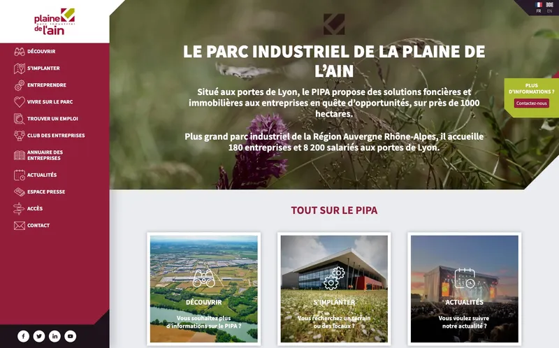 Pepiniere Du Parc Industriel De La Plaine De L'Ain : Photo de la pépinière d'entreprises situé Allée Des Lilas à Saint Vulbas (01150)