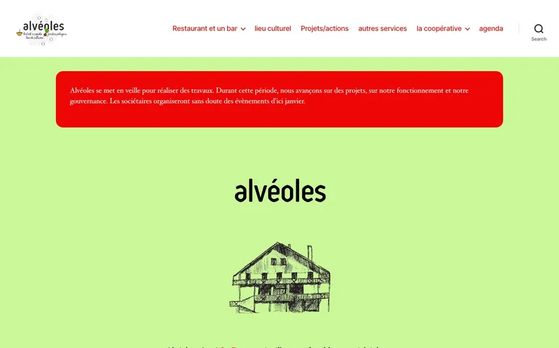 Scic Alveoles : Photo de l'espace de coworking situé à La Pesse (39370)