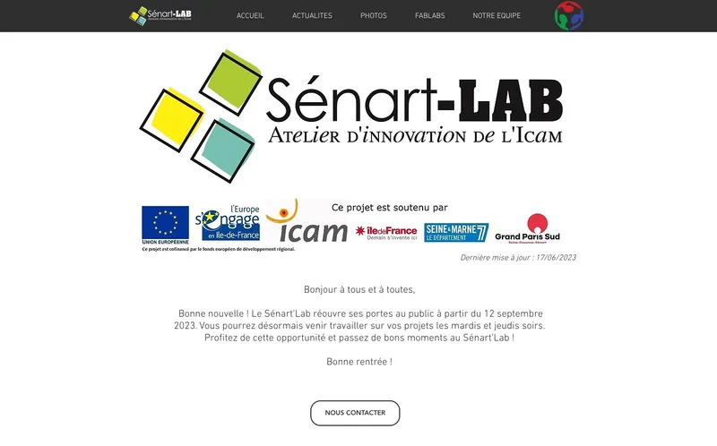 Senart'Lab : Photo du fablab situé Icam Site De Grand Paris Sud 34 Points De Vue à Lieusaint (77127)