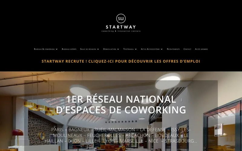 Startway Paris Ponthieu : Photo de l'espace de coworking situé 38 Rue De Ponthieu à Paris (75008)