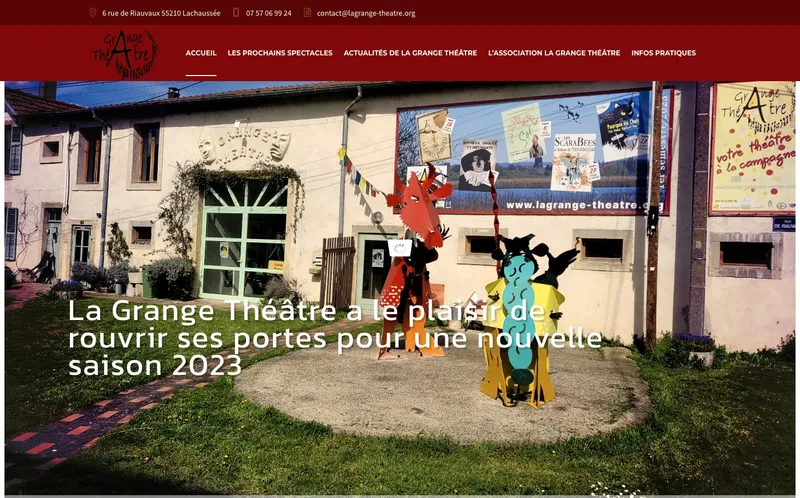 Tiers Lieu Grange Theatre De Lachaussee : Photo du tiers lieu situé 6 Rue De Riauvaux à Lachaussee (55210)