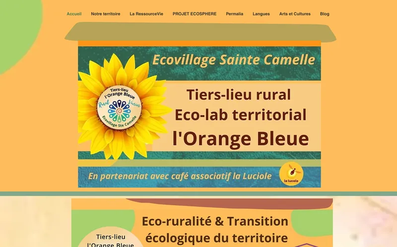 Tiers Lieu L'Orange Bleue : Photo du tiers lieu situé Lieu Dit Sainte Camelle à Saint Victor Rouzaud (09100)