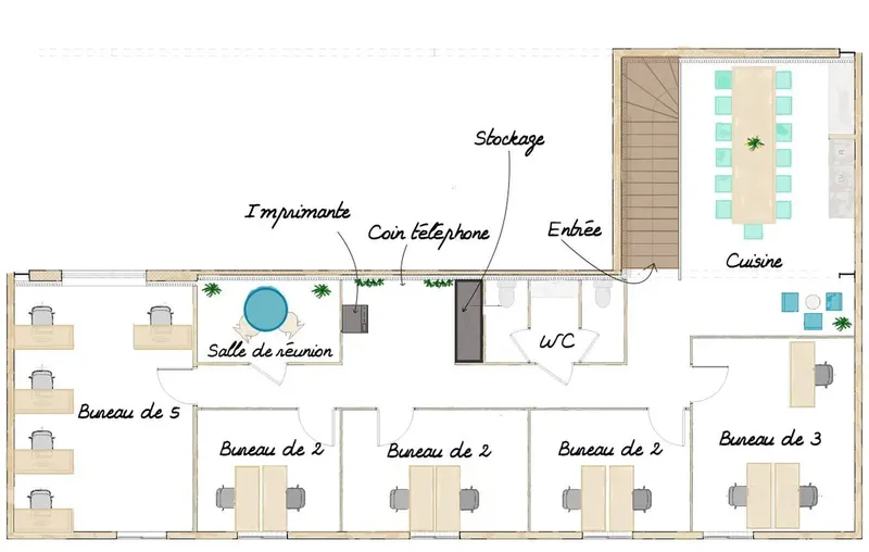 Photo des locaux de Mix Coworking Ecully : espace de coworking à Ecully