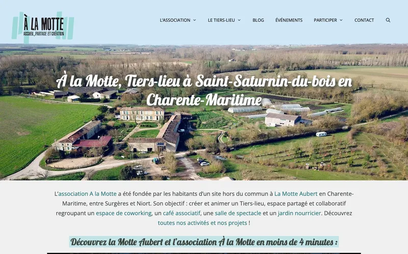 A La Motte : Photo de l'espace de coworking situé La Motte Aubert à Saint Saturnin Du Bois (17700) A La Motte : Photo de l'espace de coworking situé La Motte Aubert à Saint Saturnin Du Bois (17700)