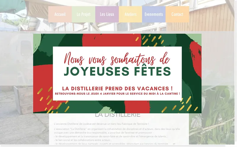 Association La Distillerie : Photo de l'espace de coworking situé 10 Rue De La Sous Prefecture à Lodeve (34700)
