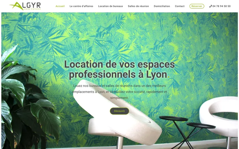 Coworking Algyr Lyon Part Dieu : Photo de l'espace de coworking situé 20 Boulevard Eugène Deruelle à Lyon (69003)