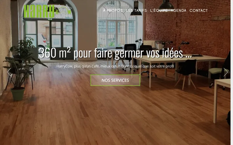Coworking Harrycow : Photo de l'espace de coworking situé 13 Rue Sainte Ursule à Toulouse (31000)
