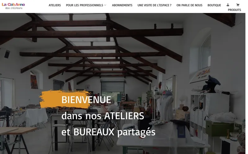 Coworking La Cabanne Des Createurs : Photo de l'espace de coworking situé 1 Place De La Gare à Schiltigheim (67300)