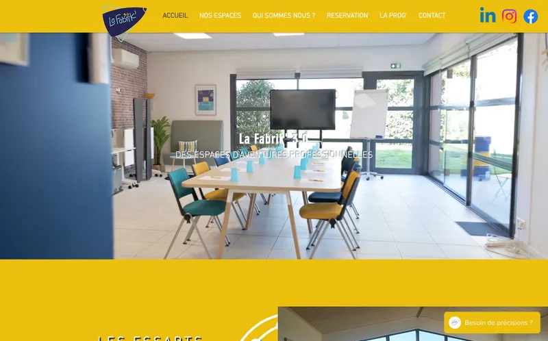 Coworking La Fabrik 3.0 : Photo de l'espace de coworking situé 11 Av De La Promenade à Essarts En Bocage (85140)