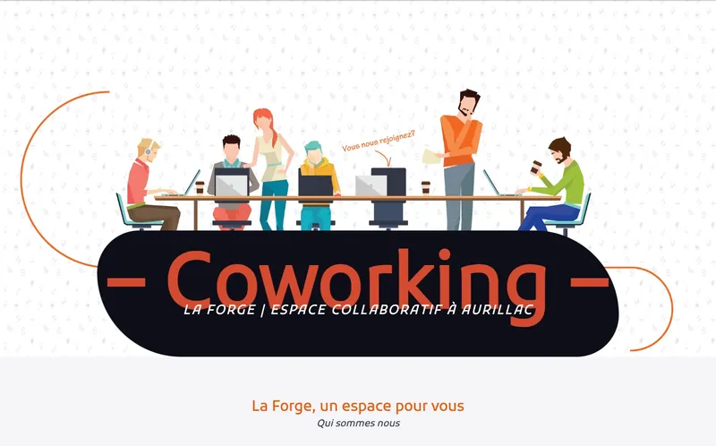 Coworking La Forge Aurillac : Photo de l'espace de coworking situé 12 Rue Paul Doumer à Aurillac (15000) Coworking La Forge Aurillac : Photo de l'espace de coworking situé 12 Rue Paul Doumer à Aurillac (15000)