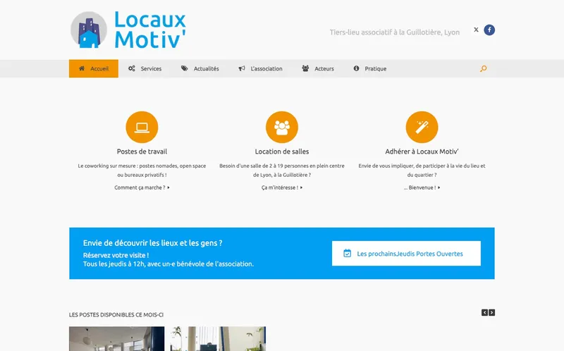 Coworking Locaux Motiv : Photo de l'espace de coworking situé 10 Bis Rue Jangot à Lyon (69003)