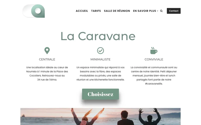 La Caravane : Photo de l'espace de coworking situé 9 Rue D'Austerlitz à Nouméa (98800)