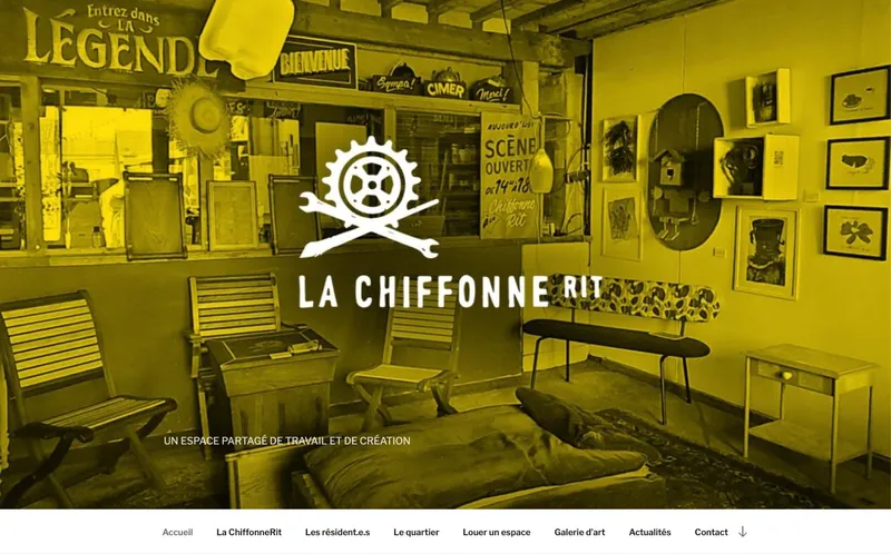 La Chiffonne Rit : Photo de l'espace de coworking situé 77 Rue Reinette à Bordeaux (33100)