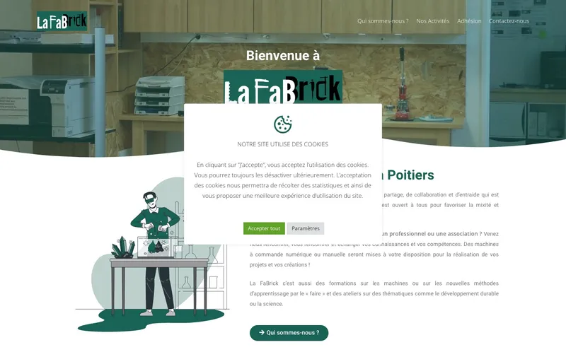 La Fabrick : Photo de l'espace de coworking situé Bat B24 2 Rue Michel Brunet à Poitiers (86000) La Fabrick : Photo de l'espace de coworking situé Bat B24 2 Rue Michel Brunet à Poitiers (86000)