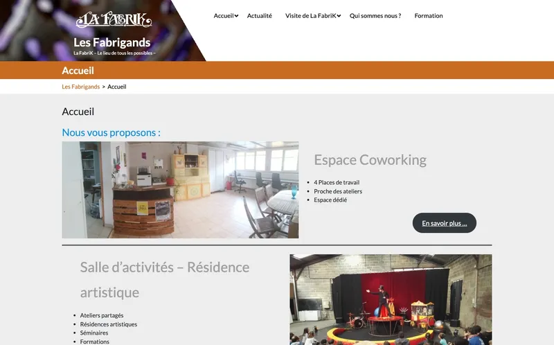 La Fabrik St Pardoux : Photo de l'espace de coworking situé 15 Rue Des Quatre Mares à Saint Pardoux (79310) La Fabrik St Pardoux : Photo de l'espace de coworking situé 15 Rue Des Quatre Mares à Saint Pardoux (79310)