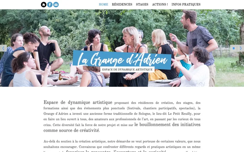 La Grange D'Adrien : Photo du tiers lieu situé Lieu-Dit Le Petit Reuilly à Sully Sur Loire (45600)