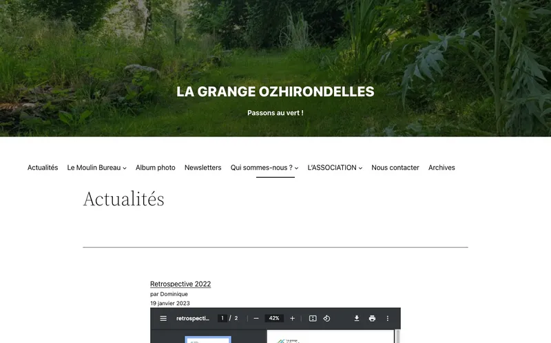 La Grange Ozhirondelles : Photo de l'espace de coworking situé 5 Moulin Bureau à Montournais (85700)