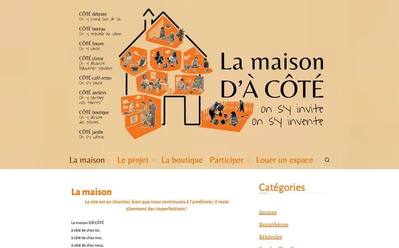 La Maison D'A Cote : Photo de l'espace de coworking situé 15 Place Amédée Lefaure à La Souterraine (23300)