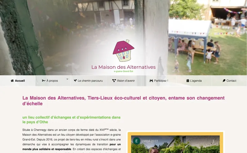 La Maison Des Alternatives : Photo de l'espace de coworking situé 2 Rue Des Fourmis à Chennegy (10190) La Maison Des Alternatives : Photo de l'espace de coworking situé 2 Rue Des Fourmis à Chennegy (10190)