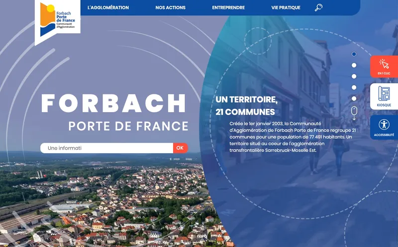 La Turbine : Photo de l'espace de coworking situé 12 Place Robert Schuman à Forbach (57600)