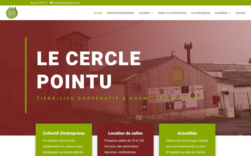Le Cercle Pointu : Photo de l'espace de coworking situé Rue De La Borderie à Chemillé En Anjou (49120) Le Cercle Pointu : Photo de l'espace de coworking situé Rue De La Borderie à Chemillé En Anjou (49120)