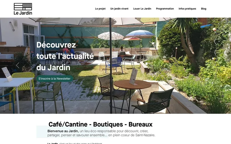 Le Jardin : Photo de l'espace de coworking situé 36 Avenue Albert De Mun à Saint Nazaire (44600) Le Jardin : Photo de l'espace de coworking situé 36 Avenue Albert De Mun à Saint Nazaire (44600)